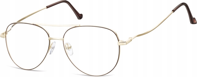 OPRAWKI Korekcyjne Pilotki Aviator Zerówki Unisex Męskie Damskie + Gratisy