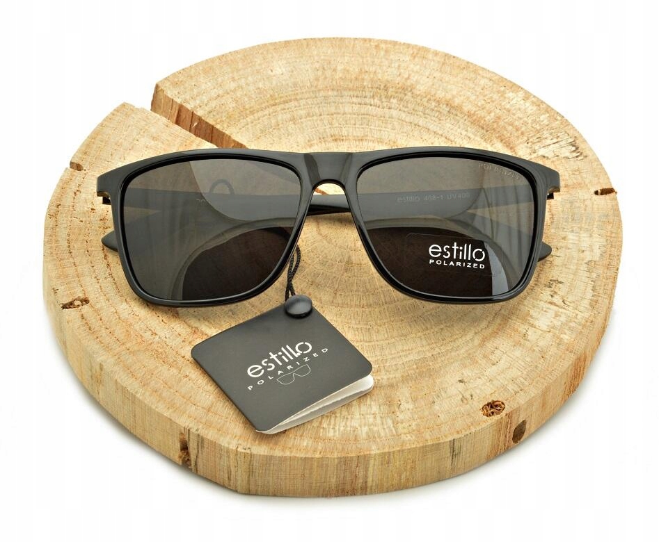 Męskie Okulary POLARYZACYJNE Przeciwsłoneczne marki ESTILLO + GRATISY