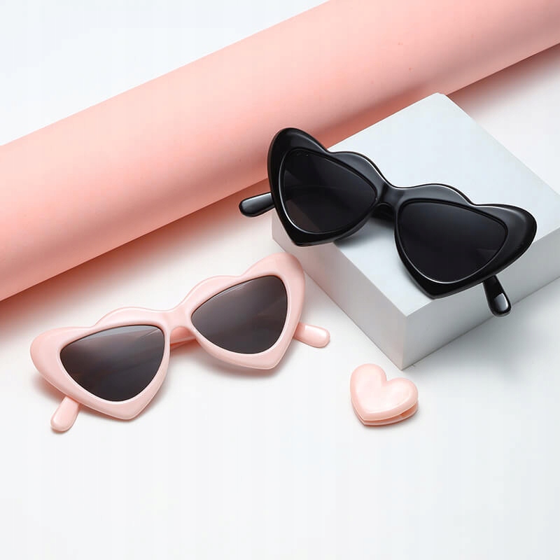 Dziecięce Okulary przeciwsłoneczne SERCE dla DZIEWCZYNKI dzieci + ETUI