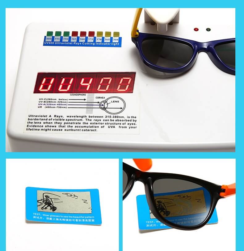 Dziecięce 3-6 lat gumowe Okulary przeciwsłoneczne UV z Polaryzacją Dzieci