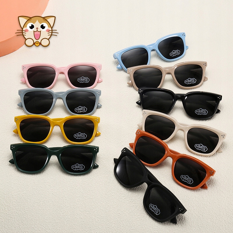 Dziecięce 5-9 lat Okulary przeciwsłoneczne z Polaryzacją dla dzieci RÓŻOWE