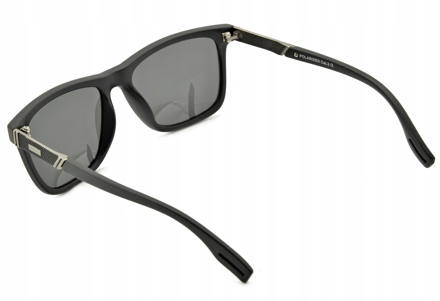 Okulary PRZECIWSŁONECZNE Nerd POLARYZACYJNE czarne