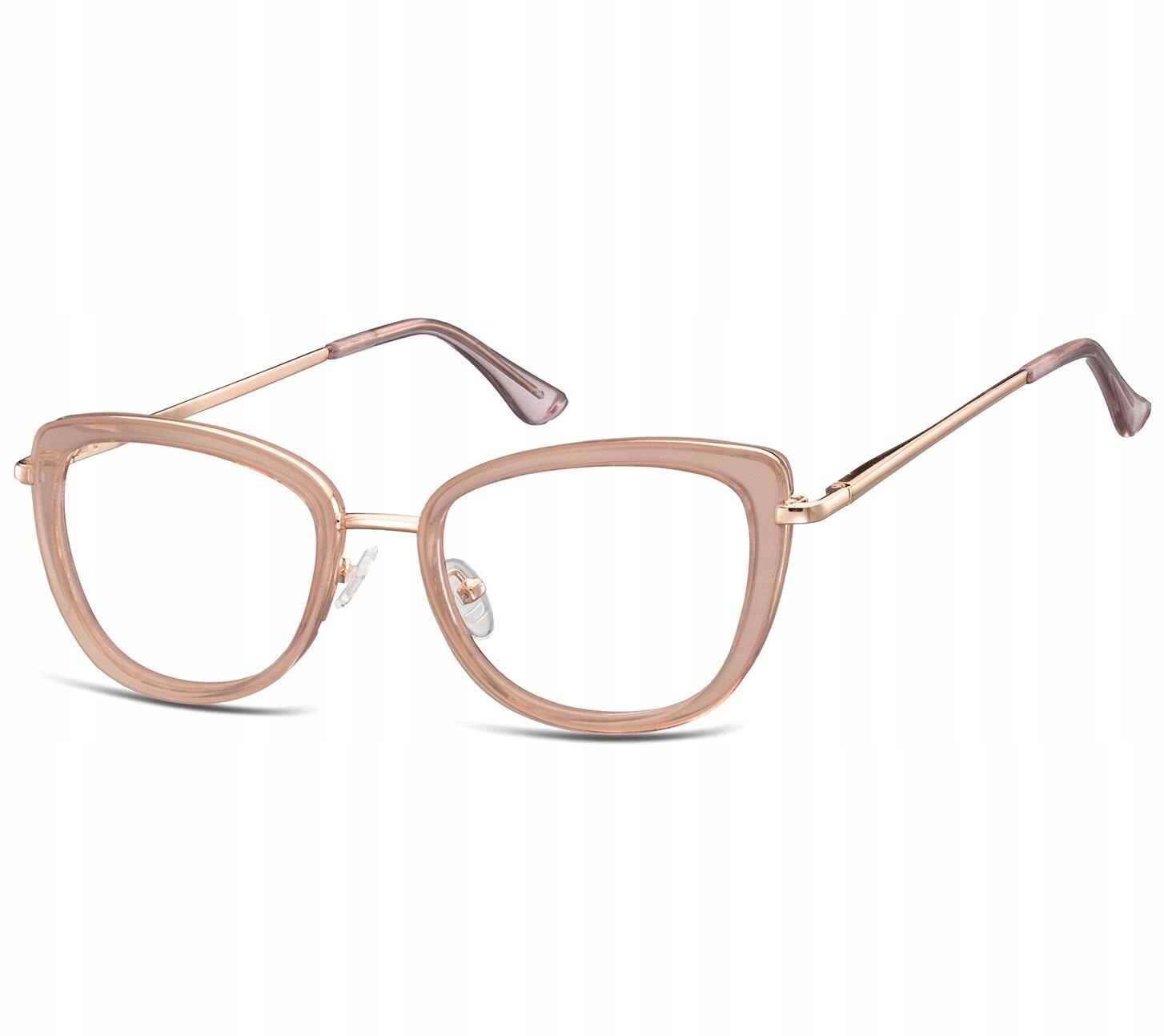 OKULARY ZERÓWKI okulary POD KOREKCJĘ Kocie CZARNE