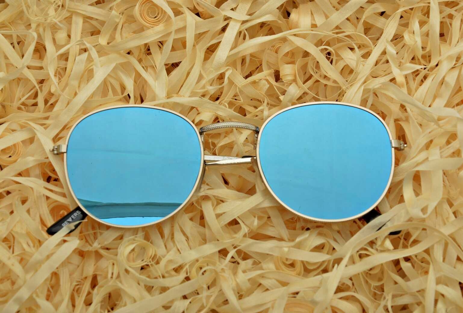 Okulary Lenonki Przeciwsłoneczne Lustrzane uniseks