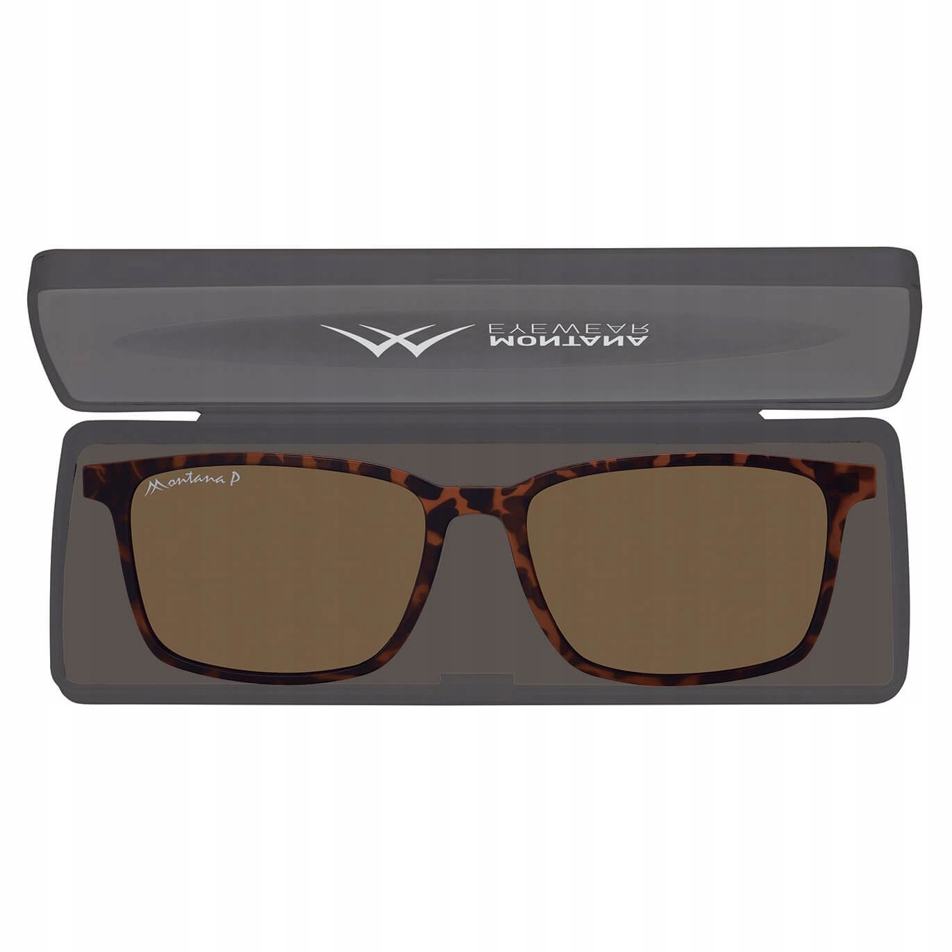 2w1 Okulary +2,00 Plusy do CZYTANIA z NAKŁADKĄ PRZECIWSŁONECZNĄ Polaryzacja