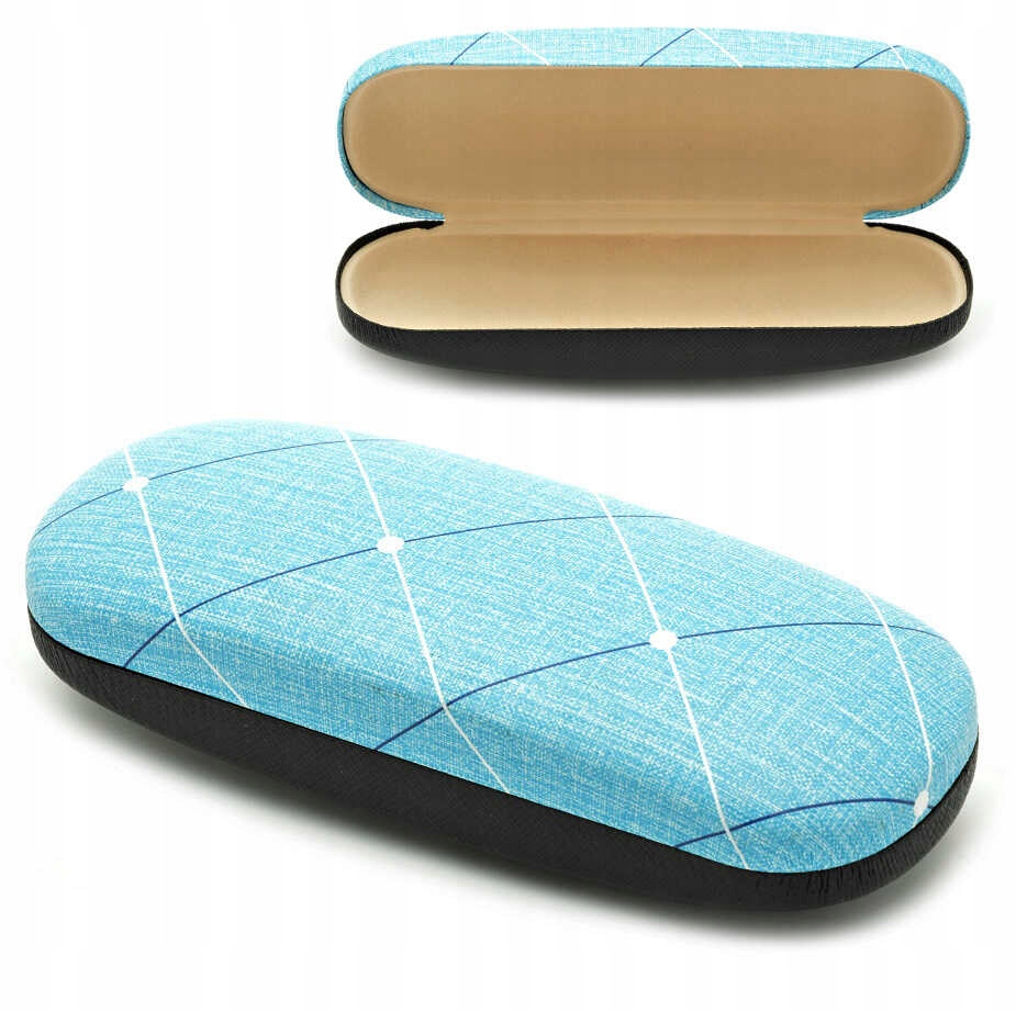 POKROWIEC OKULAROWY ETUI CASE TWARDE BRĄZOWE