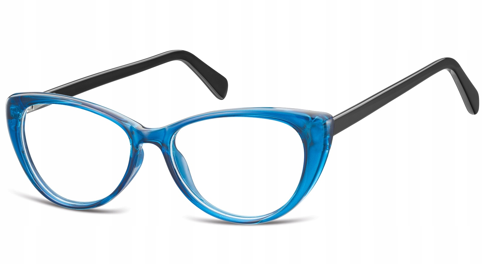 OPRAWKI ZERÓWKI okulary Kocie Oczy Damskie Flex