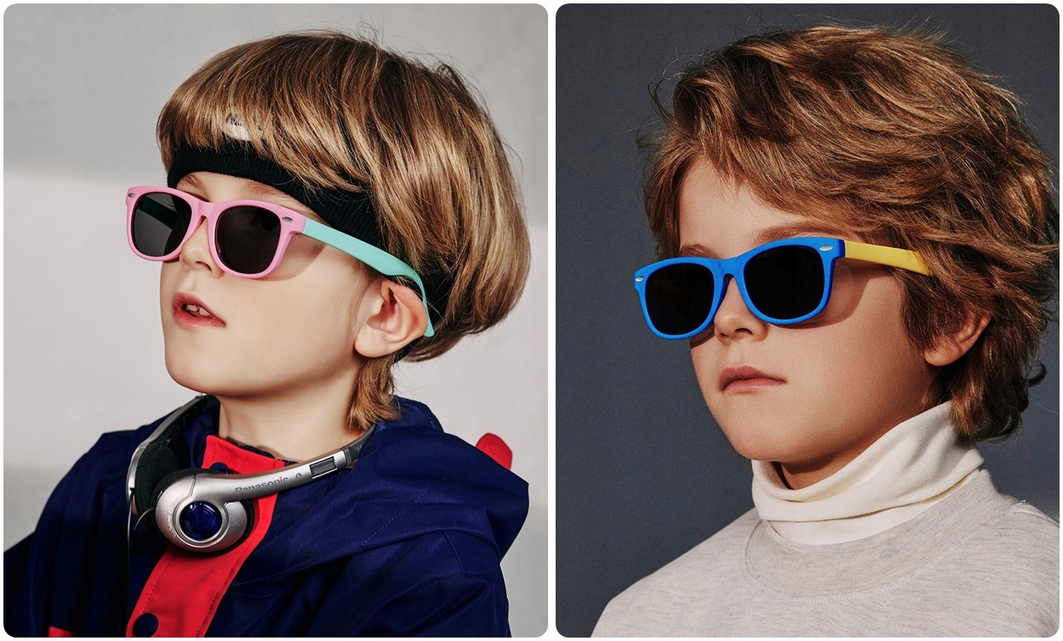 Dziecięce 5-9 lat GUMOWE Okulary przeciwsłoneczne z Polaryzacją dla dzieci