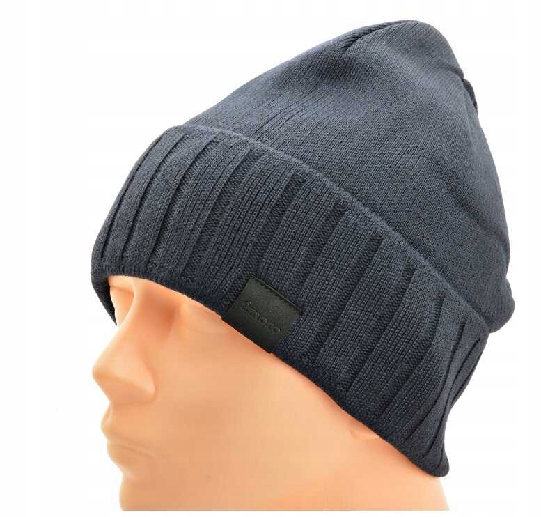 Męska CZAPKA ZIMOWA L/XL Akryl - na zimę - POLAR