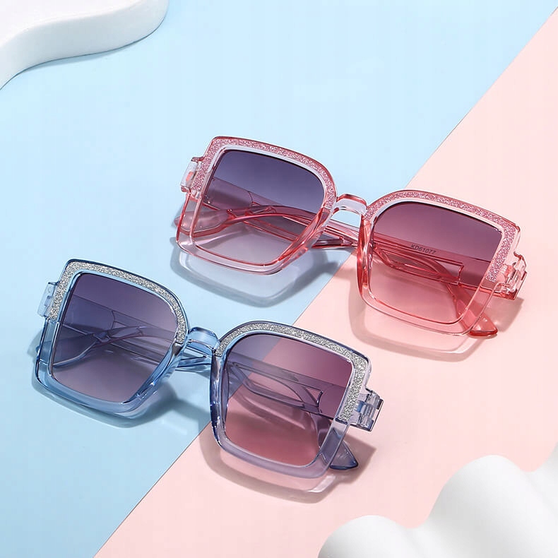 Dziecięce Okulary przeciwsłoneczne DLA DZIEWCZYNKI dzieci + ETUI