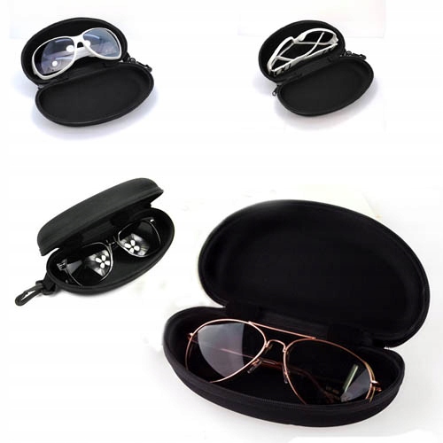 ETUI FUTERAŁ NA OKULARY NA ZAMEK z karabińczykiem