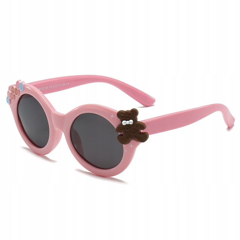 Dziecięce 3-6 lat gumowe Okulary przeciwsłoneczne UV z Polaryzacją Dzieci