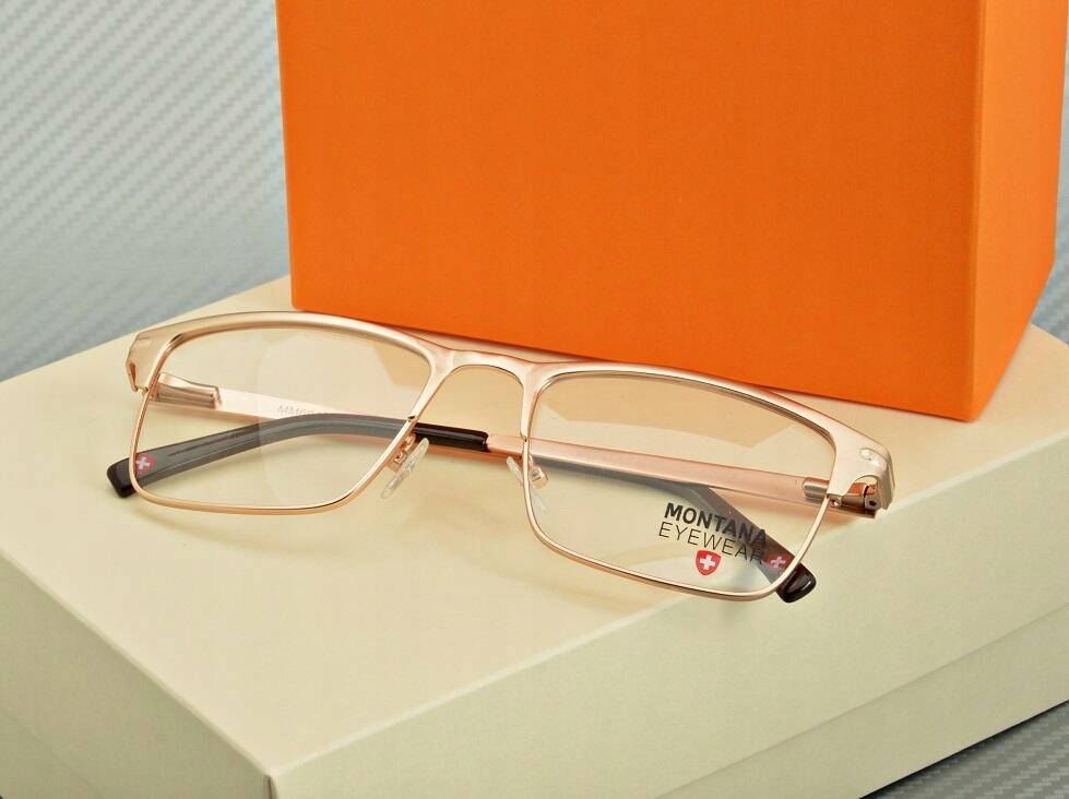 Prostokątne Okulary OPRAWKI KOREKCYJNE Unisex flex