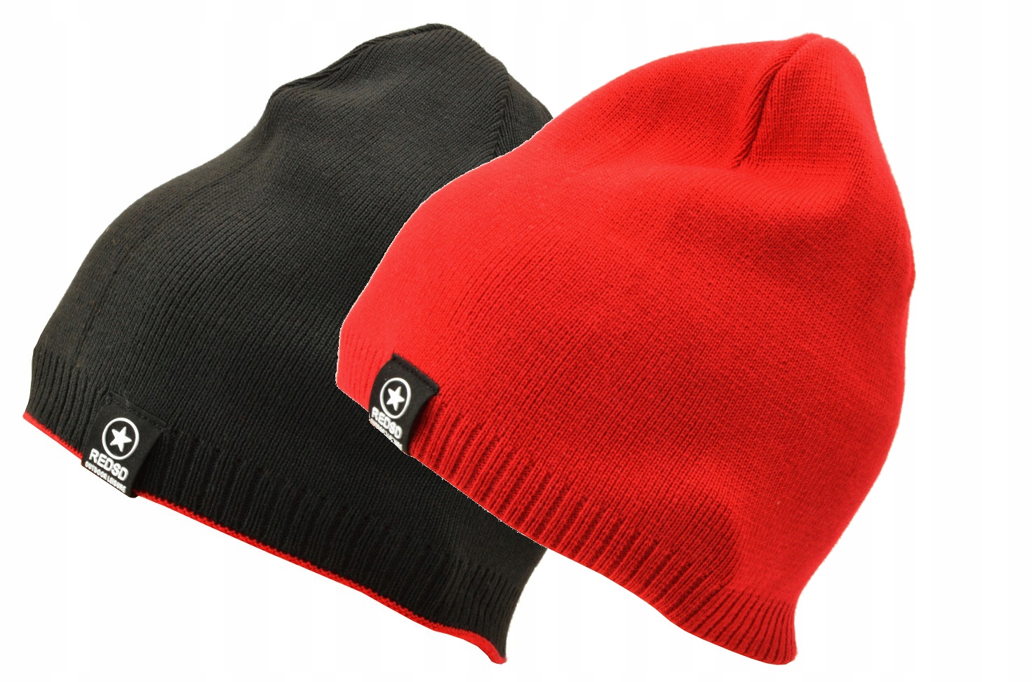 Męska CZAPKA ZIMOWA DWUSTRONNA L/XL Akryl na zimę