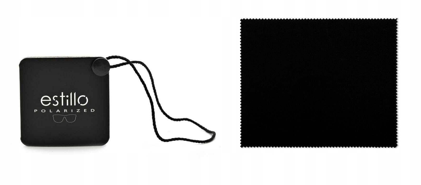 MĘSKIE Okulary POLARYZACYJNE PRZECIWSŁONECZNE UV marki ESTILLO + GRATISY