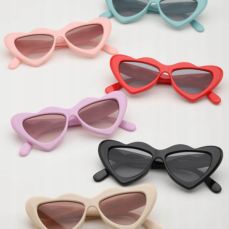 Dziecięce Okulary przeciwsłoneczne SERCE dla DZIEWCZYNKI dzieci + ETUI