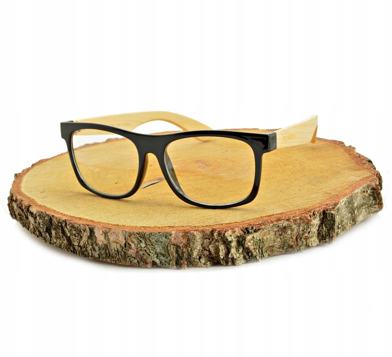 Okulary Nerd Antyrefleks korekcyjne Zerówki Flex