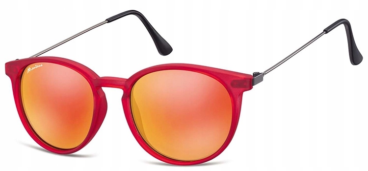 LENONKI okulary damskie męskie Montana czarne REVO