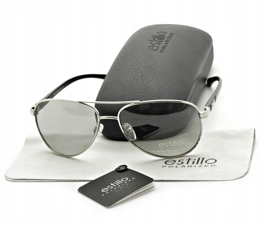 Okulary PRZECIWSŁONECZNE Polaryzacyjne + FOTOCHROM marki ESTILLO + GRATISY