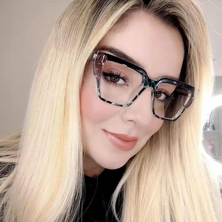 SOLIDNE Damskie Okulary Zerówki do KOMPUTERA Blue Light OPRAWKI Teleskopy