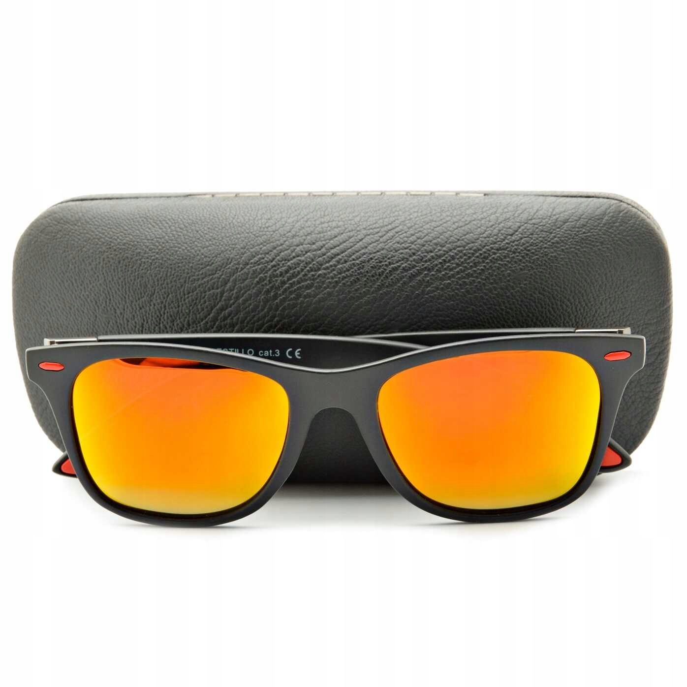 Okulary POLARYZACYJNE Lustro Przeciwsłoneczne Nerd marki ESTILLO + GRATISY