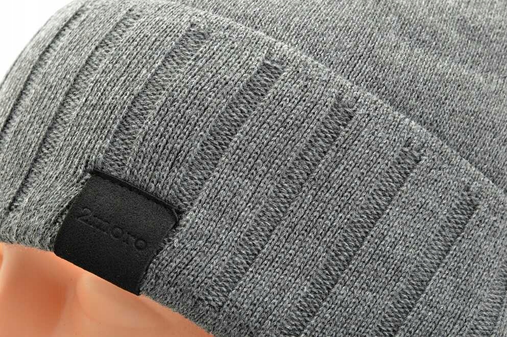 Męska CZAPKA ZIMOWA L/XL Akryl - na zimę - POLAREM