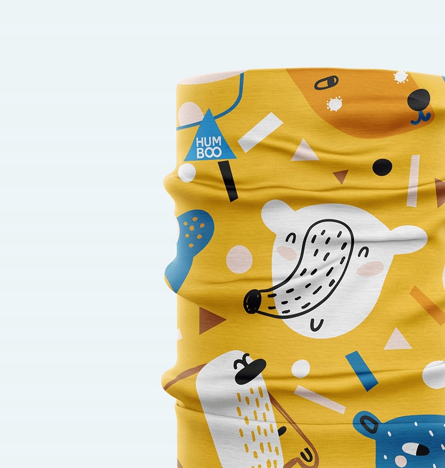 KOMIN DZIECIĘCY OCIEPLANY POLAR SZAL CHUSTA SNOW