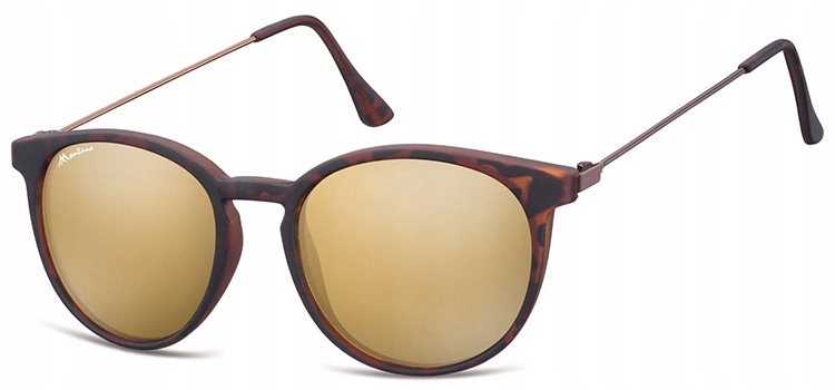 LENONKI okulary damskie męskie Montana czarne REVO