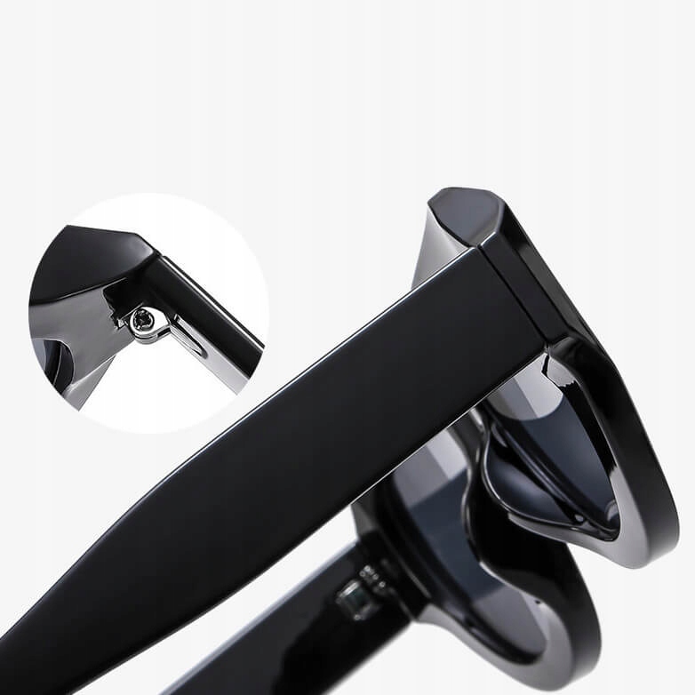 OKULARY PRZECIWSŁONECZNE filtr UV400 Szare damskie męskie + ETUI + ŚCIERKA