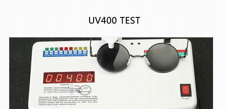 ZŁOTE LENONKI OKRĄGŁE Okulary PRZECIWSŁONECZNE