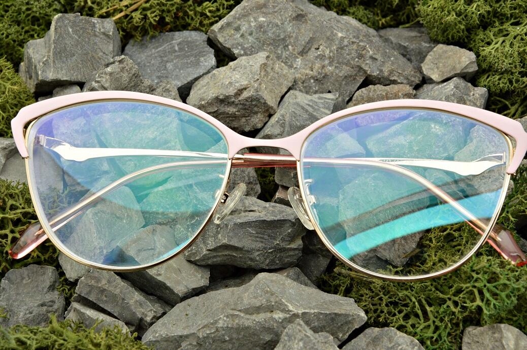 Damskie okulary PLUSY do CZYTANIA +1.00 i Komputera RÓŻ do BLIŻY + GRATISY