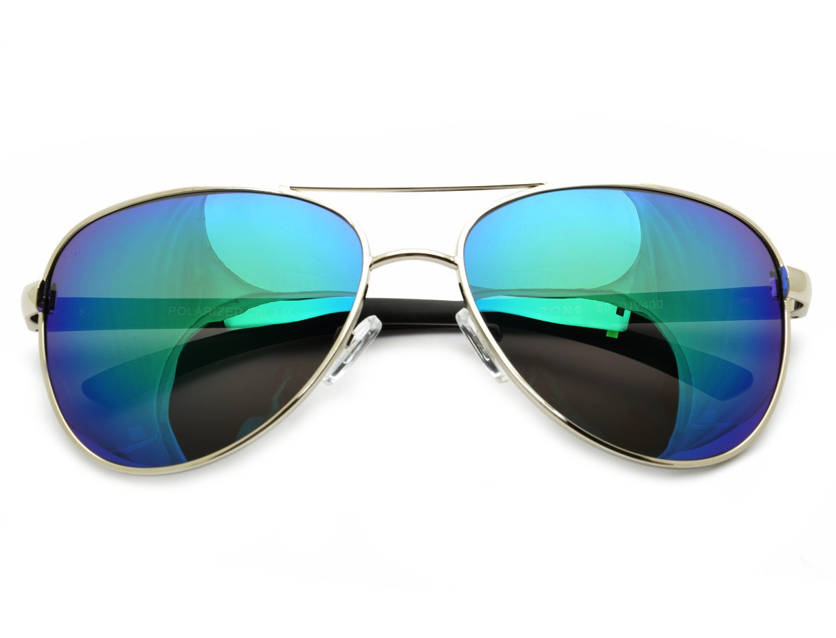 PILOTKI Okulary POLARYZACYJNE LUSTRZANKI Uniseks PRZECIWSŁONECZNE UV400 Męs