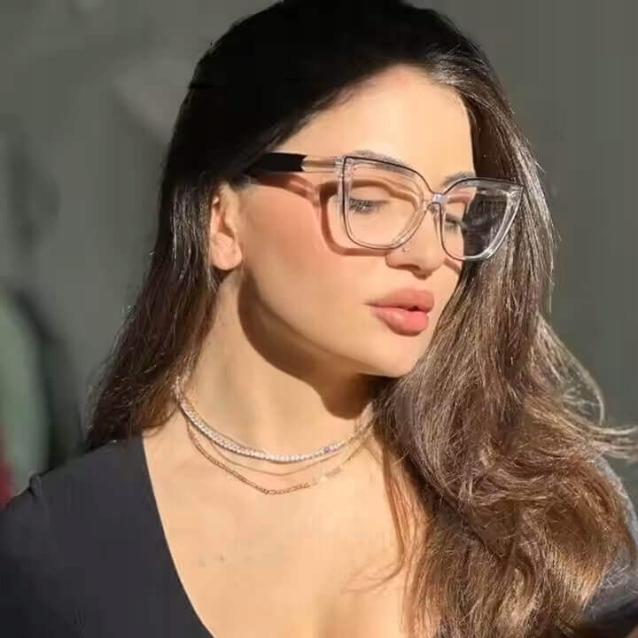 SOLIDNE Damskie Okulary Zerówki do KOMPUTERA Blue Light OPRAWKI Teleskopy