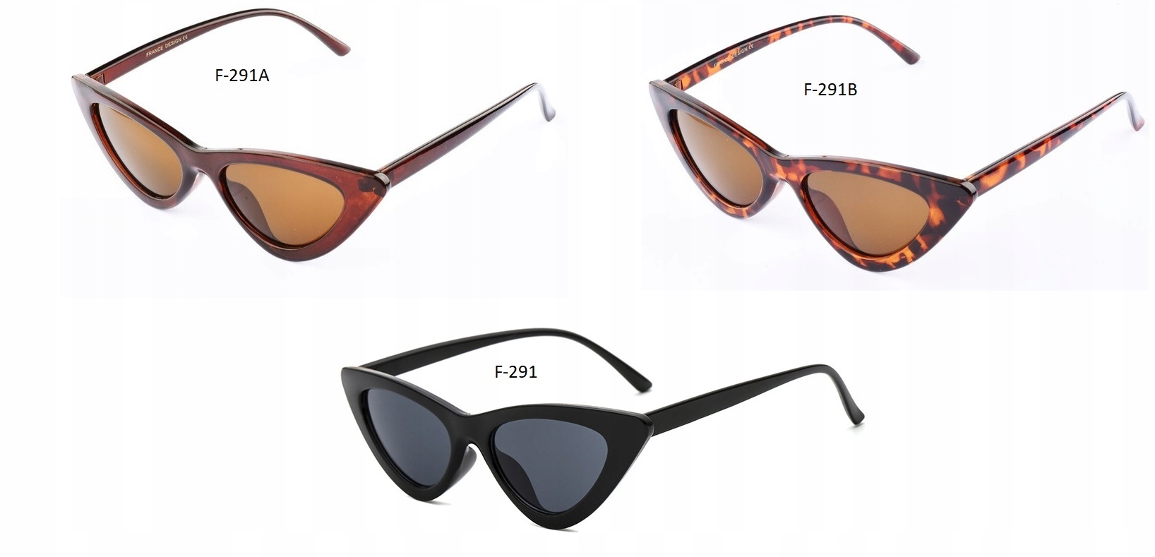 Okulary KOCIE OCZY Przeciwsłoneczne BRĄZ HIT2018