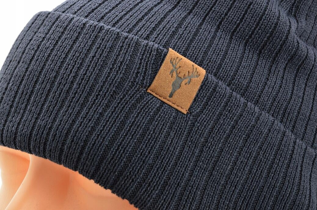 Polska Ciepła MĘSKA CZAPKA ZIMOWA na zimę L/XL