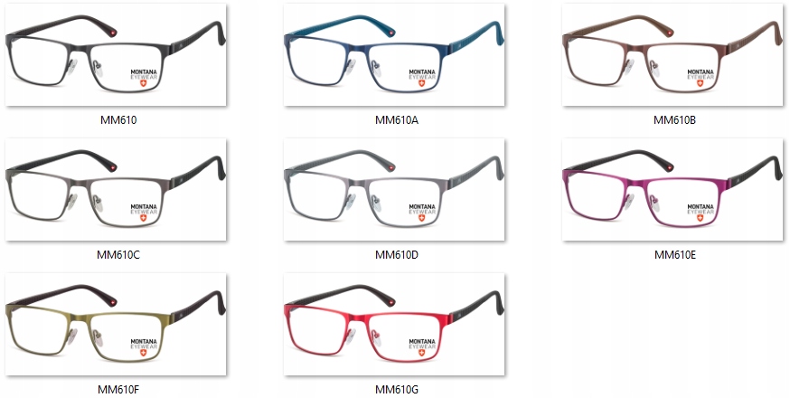 Prostokątne Okulary OPRAWKI KOREKCYJNE Uniseks