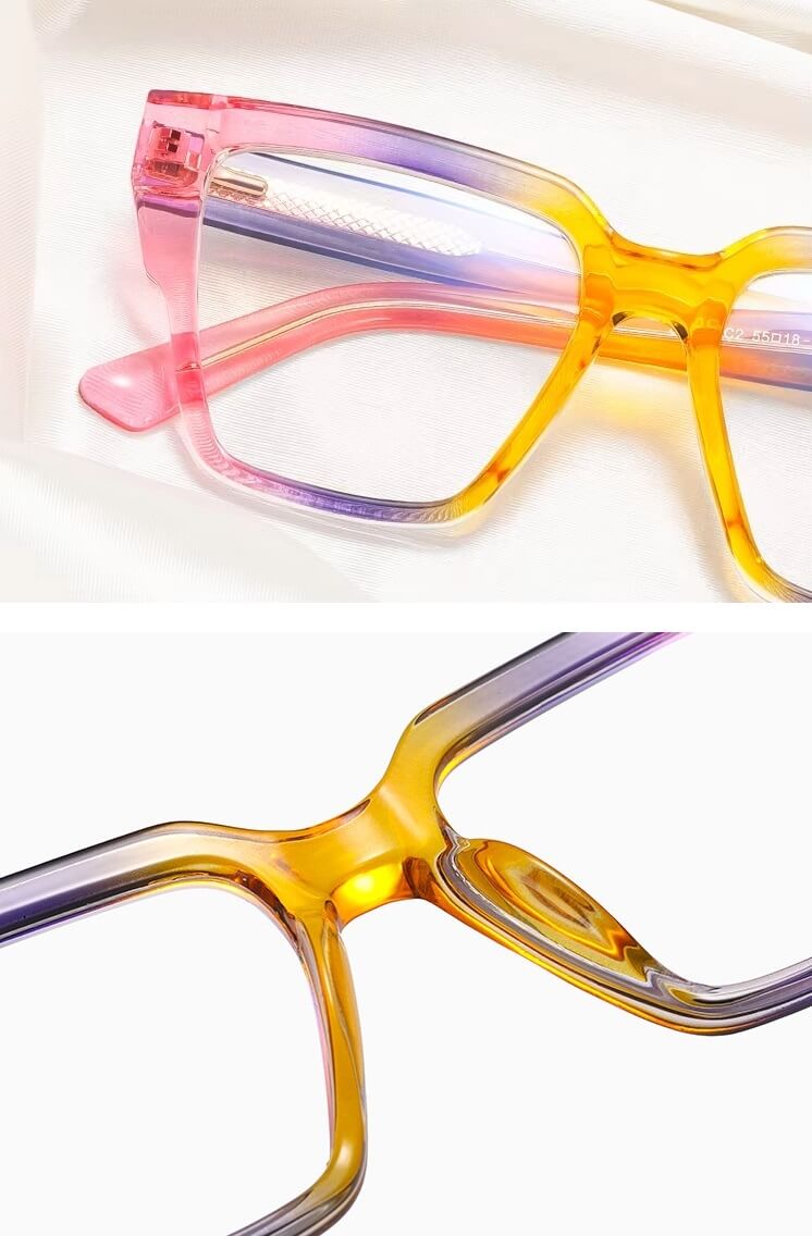 SOLIDNE Damskie Okulary Zerówki do KOMPUTERA Blue Light OPRAWKI Teleskopy