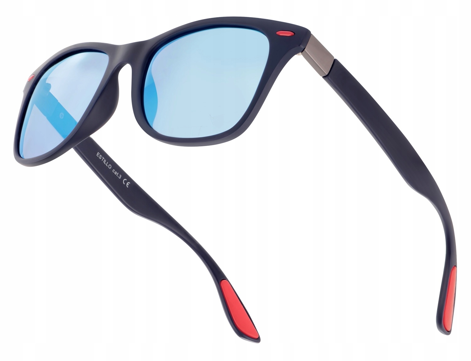 Okulary POLARYZACYJNE Lustro Przeciwsłoneczne Nerd marki ESTILLO + GRATISY