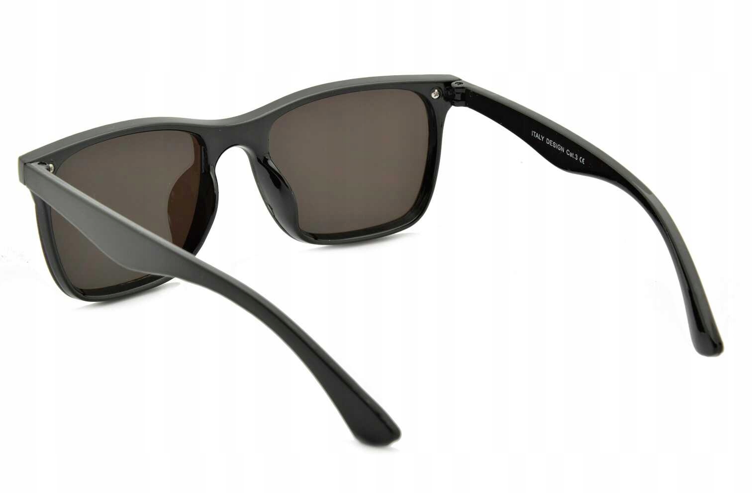 OKULARY PEŁNE Lustro PRZECIWSŁONECZNE MĘSKIE UV