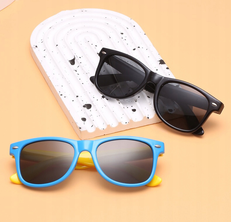 Dziecięce 5-9 lat GUMOWE Okulary przeciwsłoneczne z Polaryzacją dla dzieci