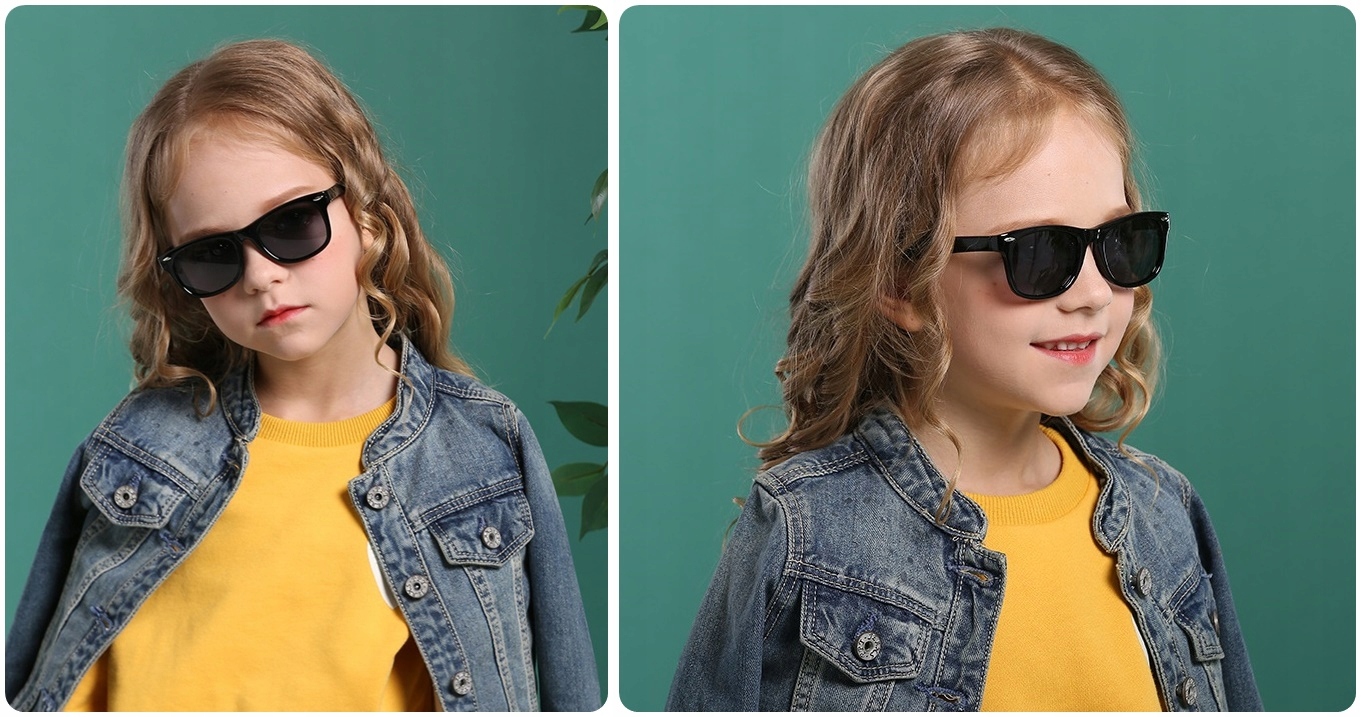 Dziecięce 5-9 lat GUMOWE Okulary przeciwsłoneczne z Polaryzacją dla dzieci