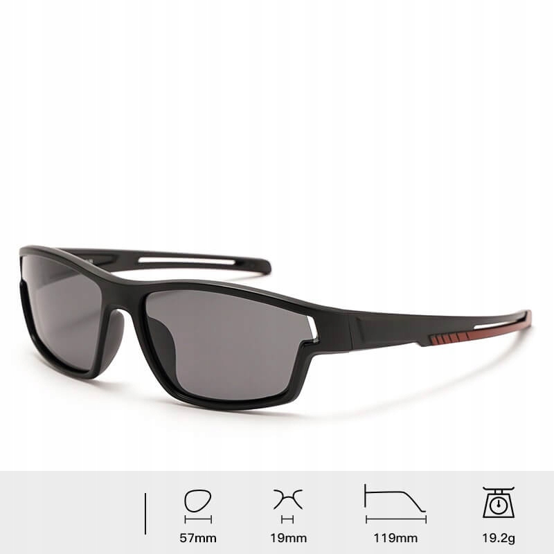 Dziecięce 5-9 lat Okulary przeciwsłoneczne z Polaryzacją dla dzieci CZARNE