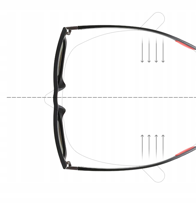Męskie okulary przeciwsłoneczne Polaryzacyjne Nerd