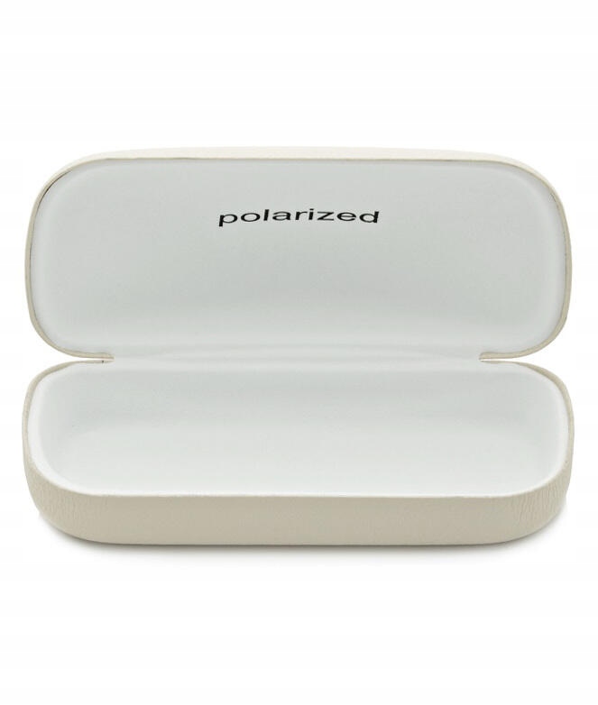 Twarde etui KREMOWE Futerał na okulary PolarZone