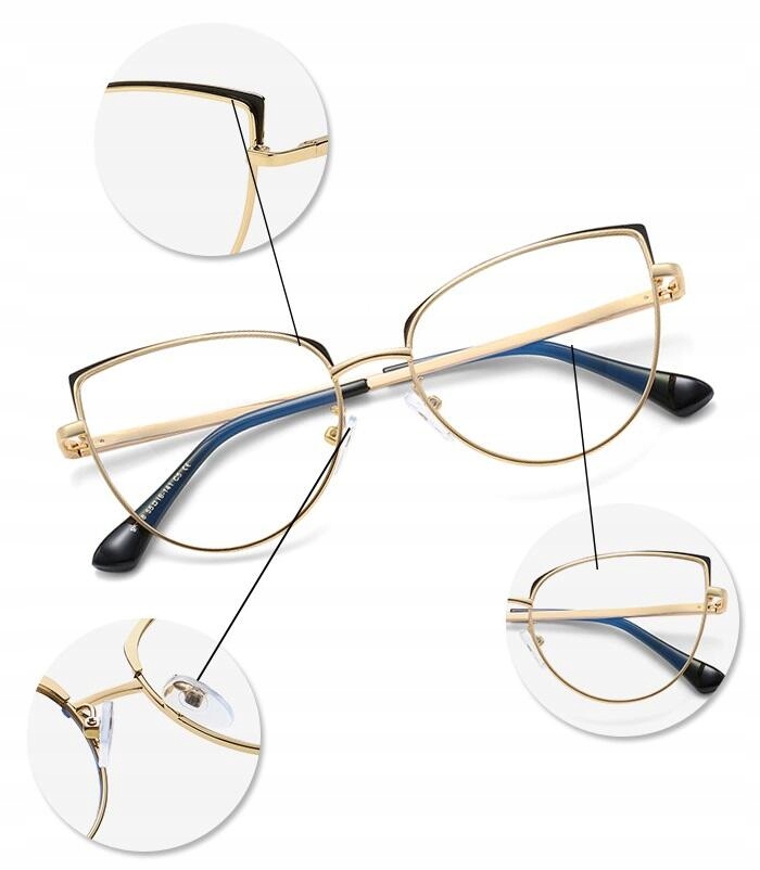 Okulary z Filtrem Niebieskim do Ekranów LCD Kocie