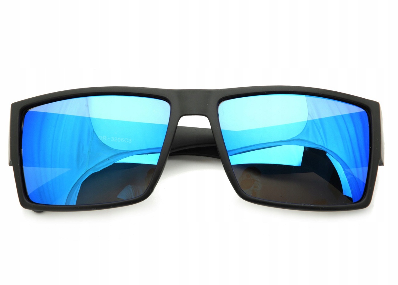 OKULARY LUSTRO NERDY Prostokątne PRZECIWSŁONECZNE