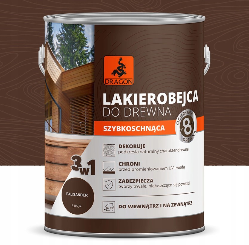 Lakierobejca do drewna Palisander