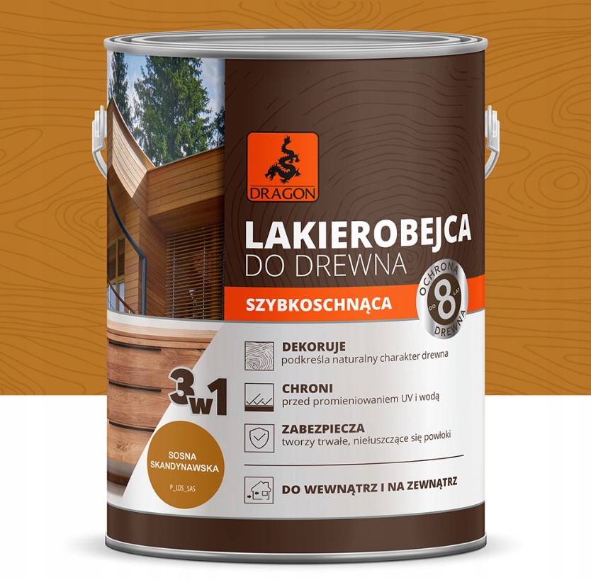 Lakierobejca do drewna Sosna Skandynawska