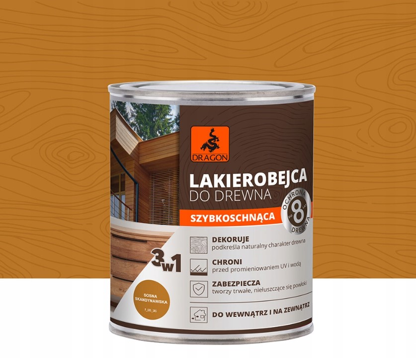 Lakierobejca do drewna Sosna Skandynawska