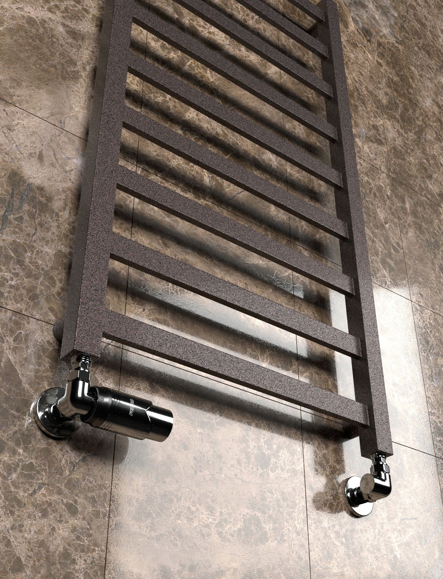 Grzejnik elektryczny ROYAL Slim 150/53 BORDO